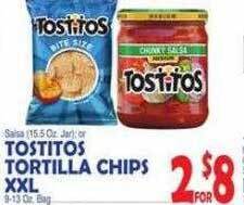 Bravo Supermarkets Tostitos tortilla chips xxl offer