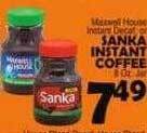 Bravo Supermarkets Sanka instant coffee offer