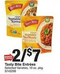 Giant Food Tasty bite entrées offer