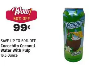 Grocery Outlet Cocochito coconut water with pulp offer