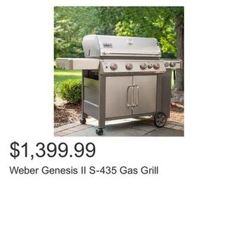Weber genesis ii s-435 gas grill