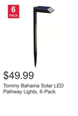 Costco Tommy bahama solar led pathway lights, 6-pack offer