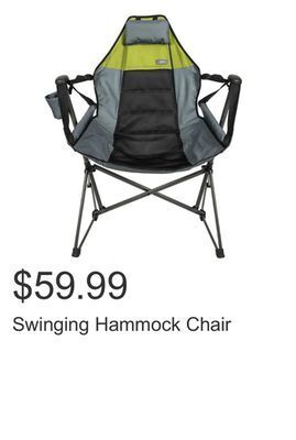 Costco Swinging hammock chair offer