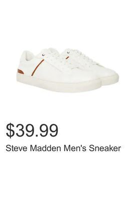 Costco Steve madden men's sneaker offer