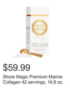 Costco Shore magic premium marine collagen 42 servings, 14.8 oz. offer