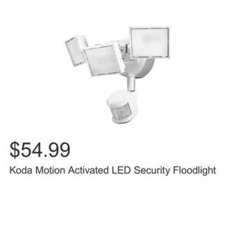 Costco Koda motion activated led security floodlight offer