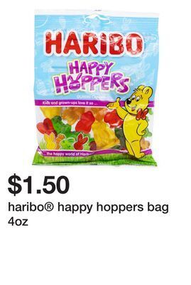 Five Below Haribo® happy hoppers bag 4oz offer