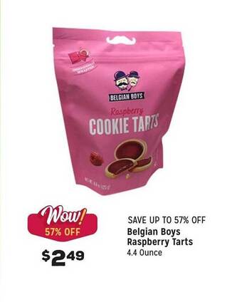 Grocery Outlet Belgian boys raspberry tarts offer