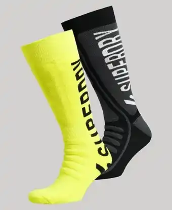 Superdry Snow socks 2 pack offer