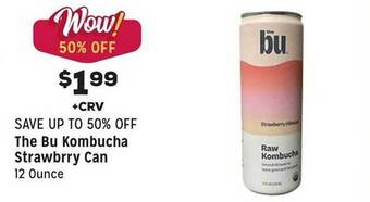 Grocery Outlet The bu kombucha strawberry can offer