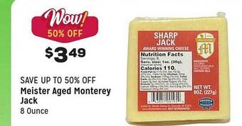 Grocery Outlet Meister aged monterey jack offer