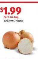 Aldi Yellow onions offer