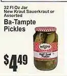 Food Universe Ba-tampte pickles offer