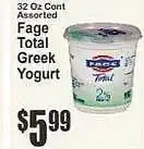 Food Universe Fage total greek yogurt offer