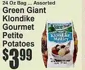 Food Universe Green giant klondike gourmet petite potatoes offer
