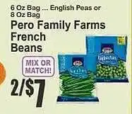 Food Universe Pero family farms french beans offer