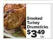 Smoked turkey drumsticks