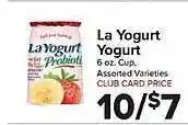 Foodtown supermarkets La yogurt yogurt offer