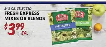 Breaux Mart Fresh express mixes or blends offer