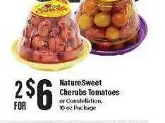Big Y Naturesweet cherubs tomatoes offer