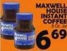 Bravo Supermarkets Maxwell house instant coffee offer