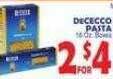 Bravo Supermarkets Dececco pasta offer