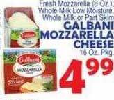 Bravo Supermarkets Galbani mozzarella cheese offer