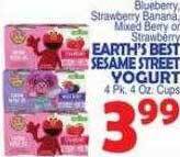 Bravo Supermarkets Earth's best sesame street yogurt offer