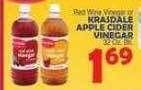 Bravo Supermarkets Krasdale apple cider vinegar offer