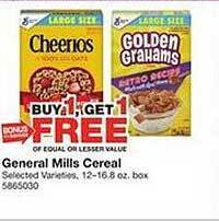 Giant Food General mills cereal offer