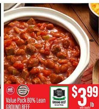 Germantown Fresh Market 80% lean ground beef offer
