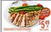 Germantown Fresh Market Seasoned chicken breasts offer