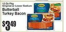 Food Universe Butterball turkey bacon offer