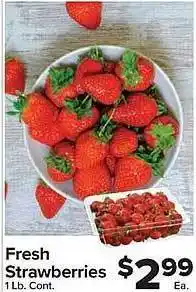 Foodtown supermarkets Fresh strawberries offer