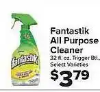 Fantastik all purpose cleaner