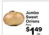 Jumbo sweet onions