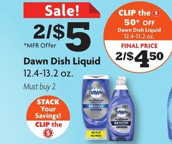 Family Dollar Dawn dish liquid offer