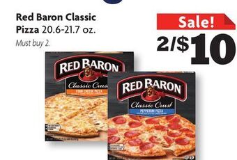 Family Dollar Red baron classic pizza offer