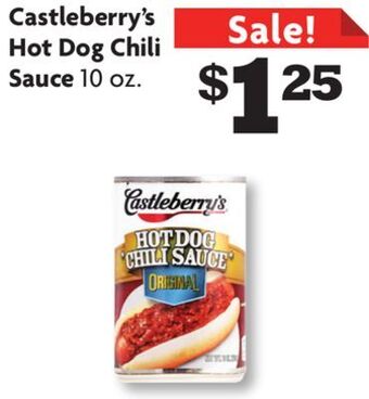Family Dollar Castleberry's hot dog chili sauce offer