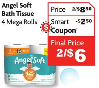 Family Dollar Angel soft bath tissue offer