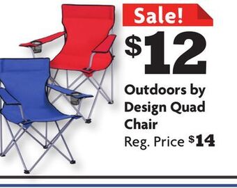 Family Dollar Outdoors by design quad chair offer