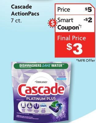 Family Dollar Cascade actionpacs offer