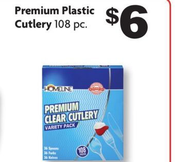 Family Dollar Premium plastic cutlery offer