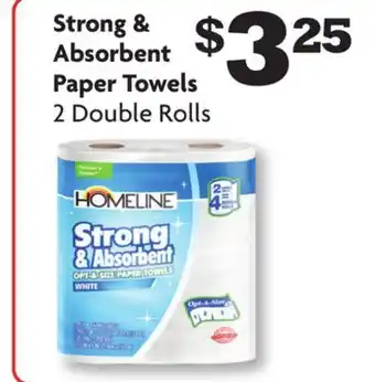 Family Dollar Strong & absorbent paper towels offer