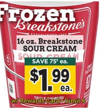 Dearborn Market Breakstone sour cream offer