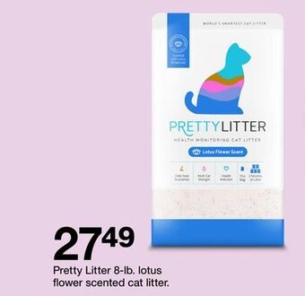 Target Pretty litter 8-lb. lotus flower scented cat litter offer
