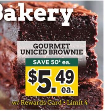 Dearborn Market Gourmet uniced brownie offer