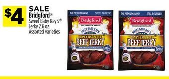 Dollar General Bridgford® sweet baby ray's® jerky offer