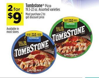 Dollar General Tombstone® pizza offer