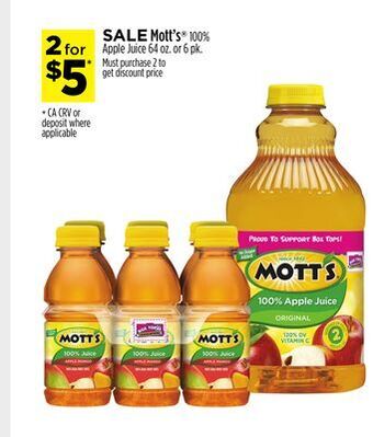 Dollar General Mott's® 100% apple juice offer
